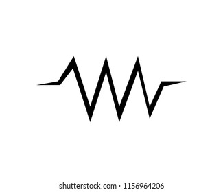 sound wave ilustration logo vector icon template