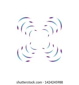 Sound wave ilustration logo vector icon template - Vector