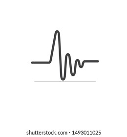 sound wave ilustration logo vector icon template
