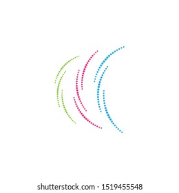 
sound wave ilustration logo vector icon template