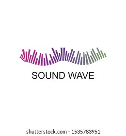 
sound wave ilustration logo vector icon template