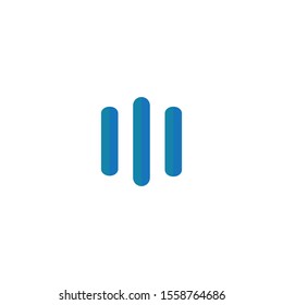 sound wave ilustration logo vector icon template
