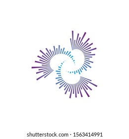 
sound wave ilustration logo vector icon template