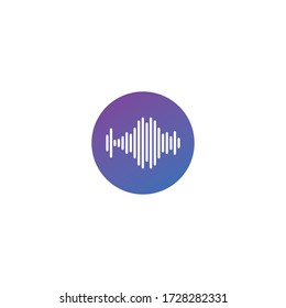 
sound wave ilustration logo vector icon template