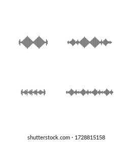 
sound wave ilustration logo vector icon template