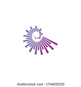 sound wave ilustration logo vector icon template