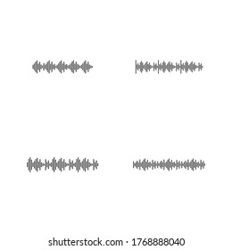 
sound wave ilustration logo vector icon template