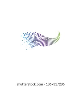 sound wave ilustration logo vector icon template