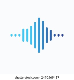 sound wave ilustration logo vector template