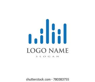 sound wave ilustration logo vector icon template