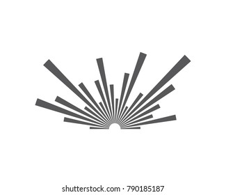 sound wave ilustration logo vector icon template