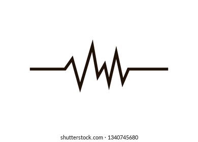 sound wave isolated icon