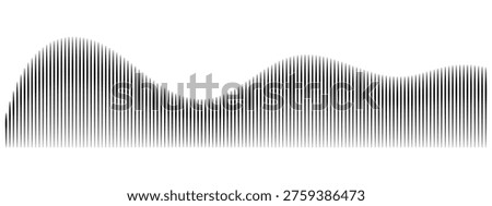 Sound wave line background, abstract equalizer with light glow effect, voice audio message, assistant, beat. Soundwave illustration. Vector