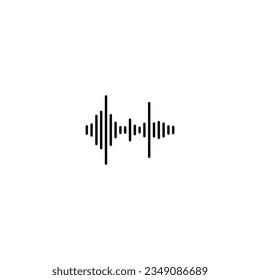 Sound Wave line icon vector design