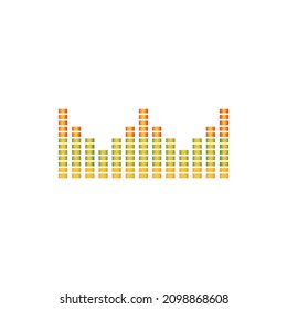 Sound wave logo design template, Logo template vector design 
