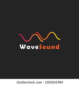 Sound Wave Logo Design Vector