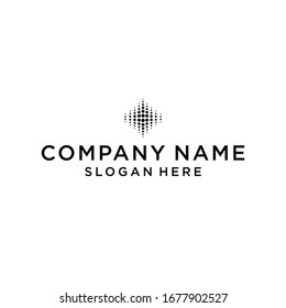 Sound wave logo design vector illustration template
