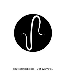 Ilustración vectorial de diseño de logotipo de Sound Wave