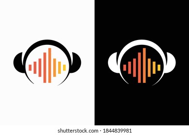 sound wave logo icon vector isolated