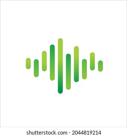 Sound Wave logo icon vector 