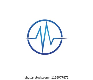 Sound wave logo template
