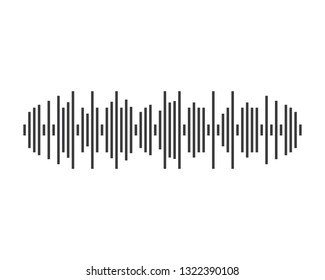 Sound wave logo template