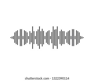 Sound Wave Logo Template Stock Vector (Royalty Free) 1322390111 ...