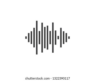 Sound wave logo template