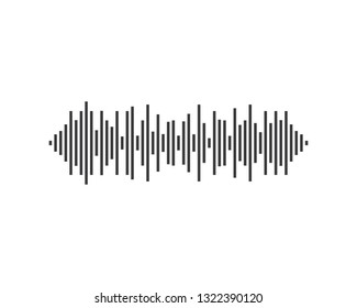 Sound wave logo template