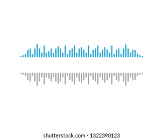 Sound wave logo template