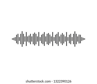 Sound wave logo template