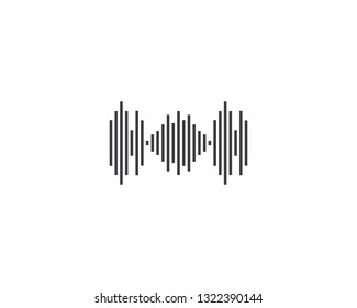 Sound wave logo template