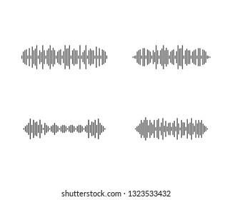 Sound wave logo template