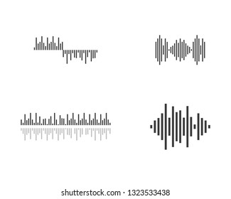 Sound wave logo template
