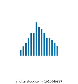 Sound wave logo template vector icon design
