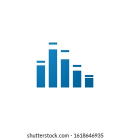 Sound wave logo template vector icon design