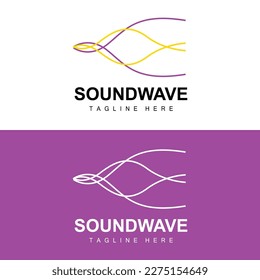 Sound Wave Logo, And Sound Tone Vector Icon Template Music Brand Product