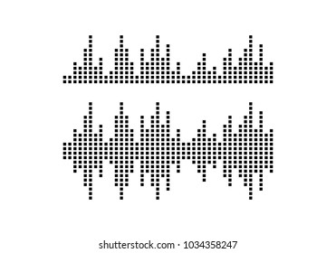 sound wave logo vector  icon template