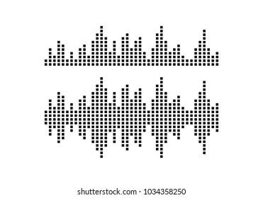 sound wave logo vector  icon template