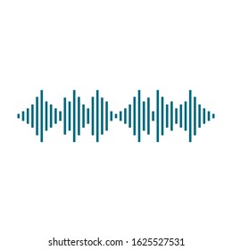 Sound wave logo vector icon illustration design