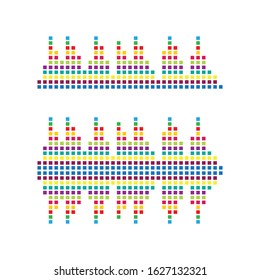 sound wave logo vector icon template