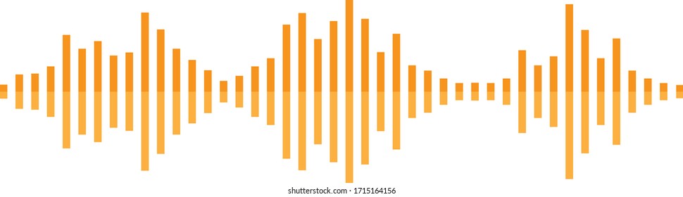 Sound wave logo vector icon design