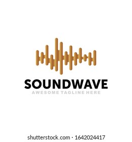Sound Wave Logo Vector Template