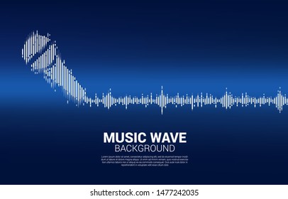 Sound wave microphone icon Equalizer background. karaoke and concert graphic visual style concept 