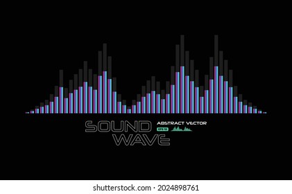 fondo vectorial moderno de onda sonora