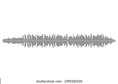 Fondo musical de ondas sonoras. Pasos vectoriales10