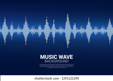 Sound wave Music Equalizer background. music voice audio visual signal 