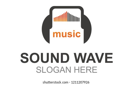 Sound Wave Music icon. Vector illustration