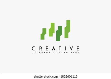 Sound Wave music logo design vector illustration. Sound wave logo isolated on black background