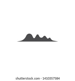 sound wave music logo vector template